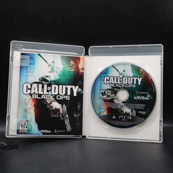 Call of Duty Black Ops Video Game w/ Manual PS3 Playstation 3 2010 Untested - Picture 3 of 4